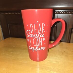 Dear Santa I Can Explain Latte Mug New